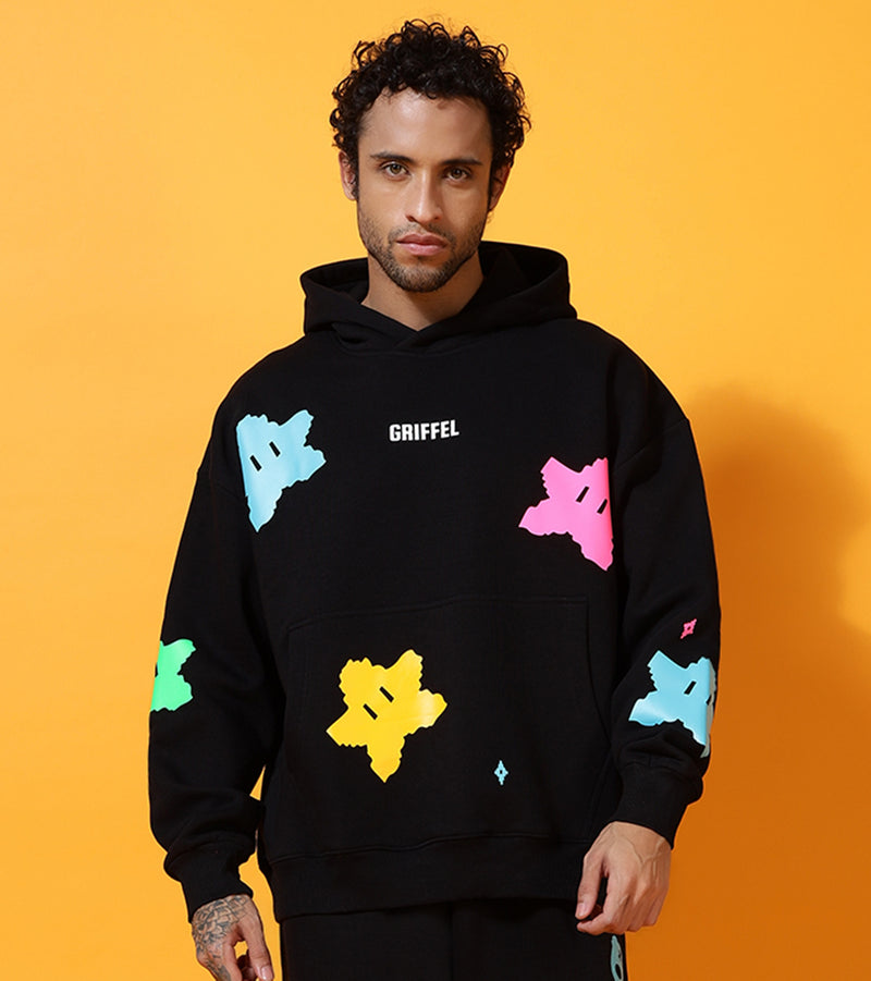 All over Stars Oversized Hoodie āļø