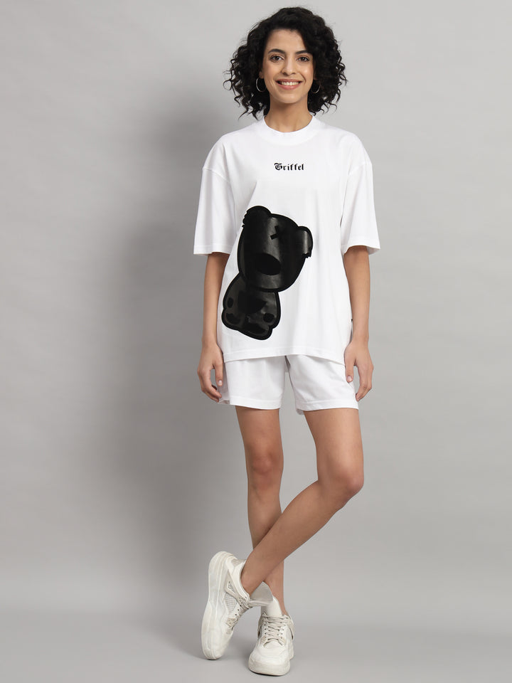 Blackout Teddy T-shirt and Short Set - griffel