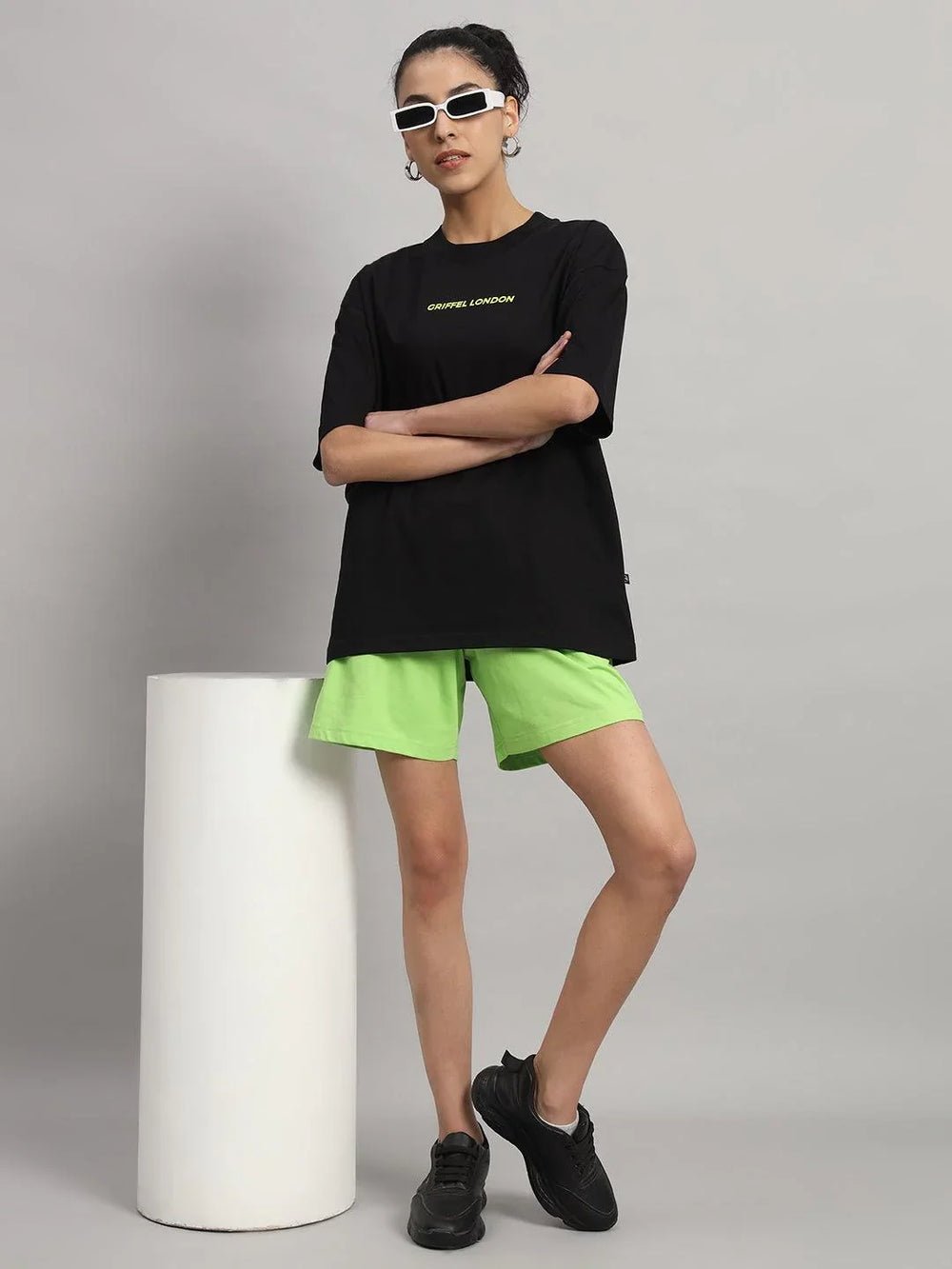 Teddy Logo Oversized Loose fit Short - griffel