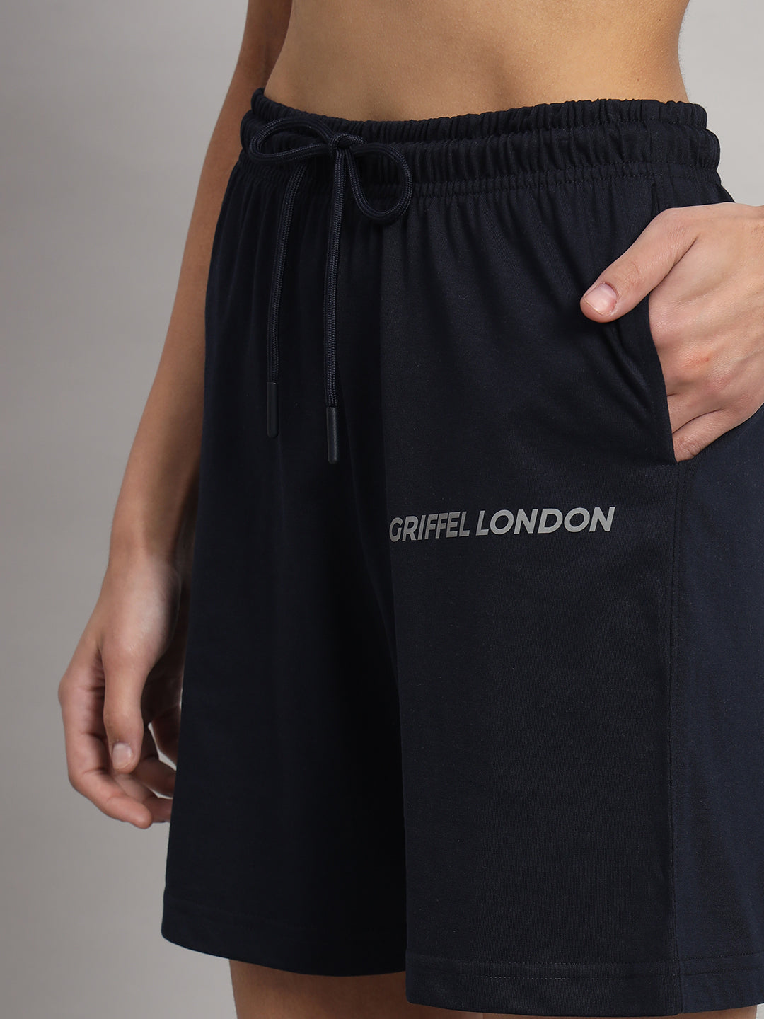 GRIFFEL Women Placement Print Oversized Loose fit Short - griffel
