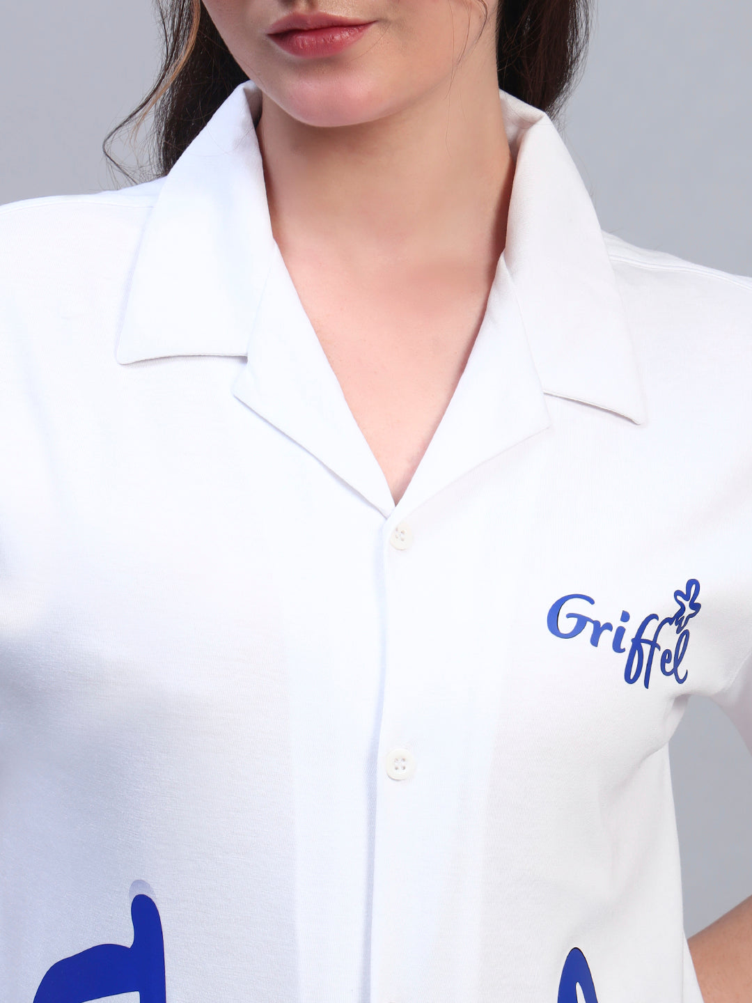 BLUE HANDS SHIRT CO-ORD SET