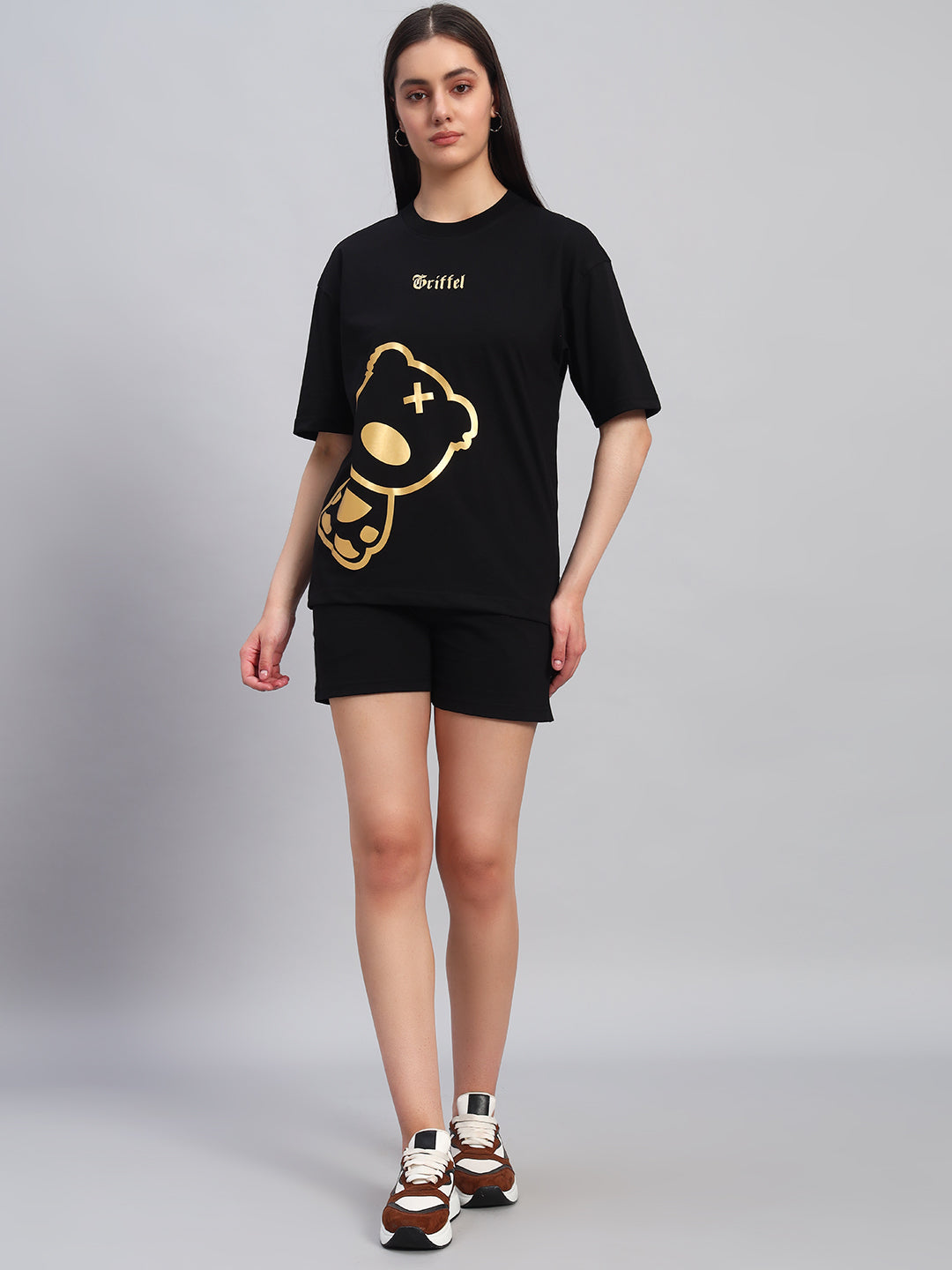 SIDE TEDDY GOLDEN PLUS SIZE UNISEX T-SHIRT