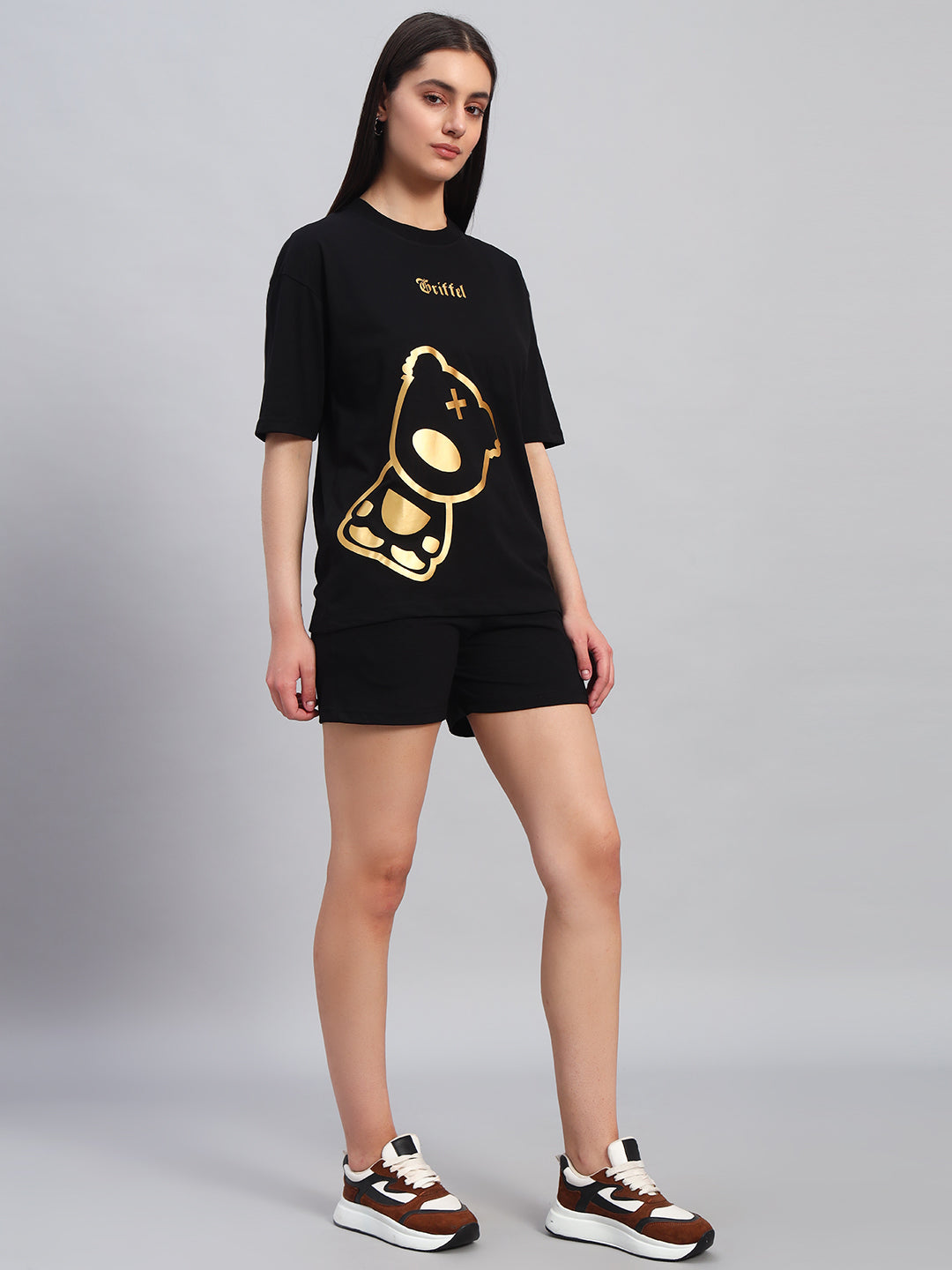 SIDE TEDDY GOLDEN PLUS SIZE UNISEX T-SHIRT