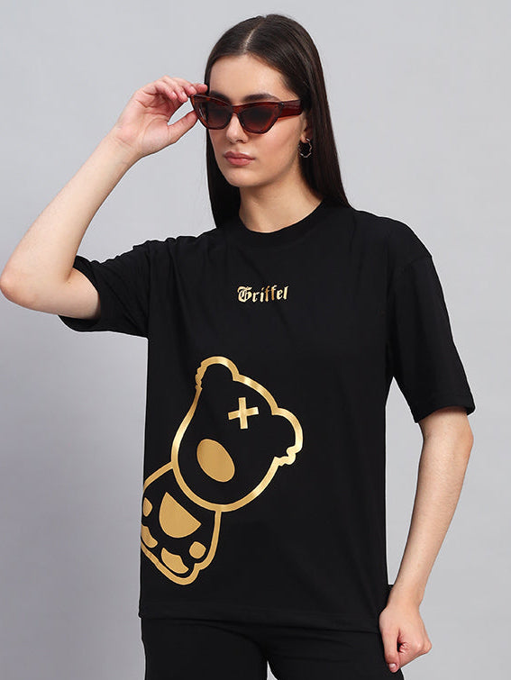 SIDE TEDDY GOLDEN PLUS SIZE UNISEX T-SHIRT