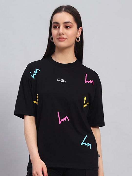 COLOR THREADS OVERSIZED T-SHIRT