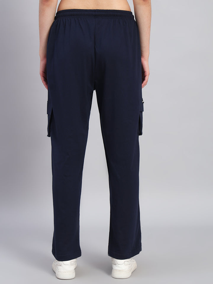 WHITE TEDDY LOGO BOX POCKET TROUSER