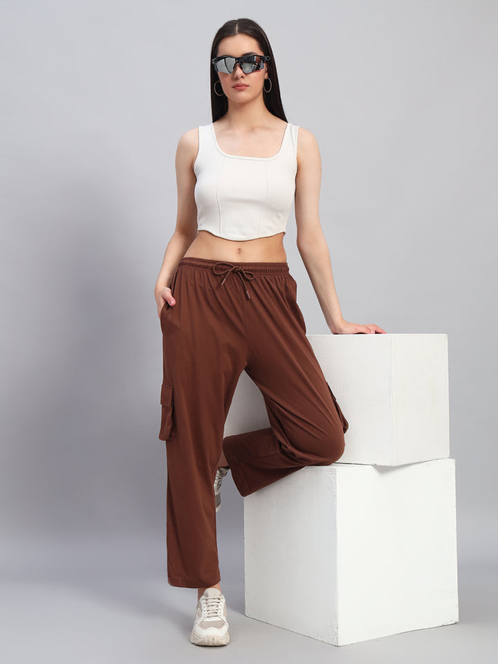 BOX POCKET BROWN TROUSER