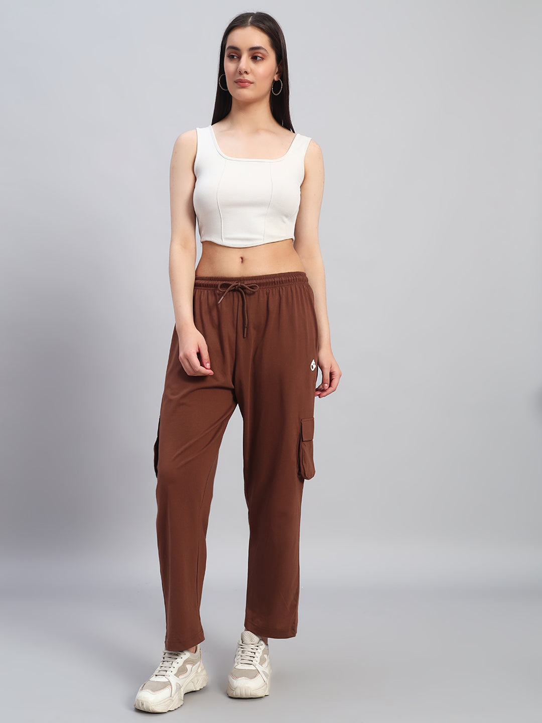 BOX POCKET BROWN TROUSER