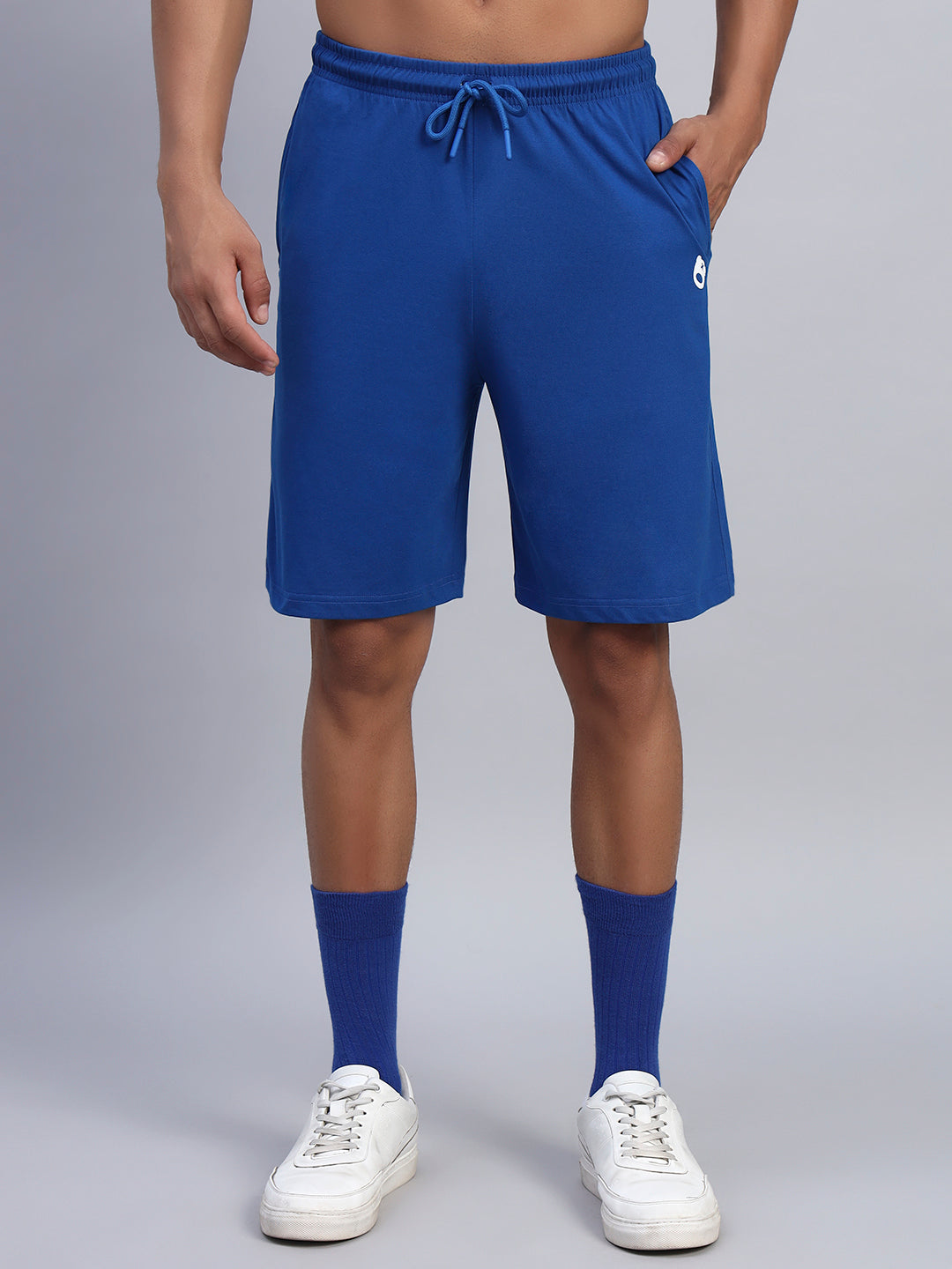 Reborn Logo OVERSIZED Cotton T-SHIRT 🔵 ⚪️