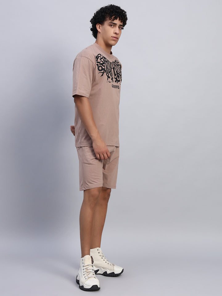 KOREAN NECK GRIFFEL OVERSIZED T-SHIRT