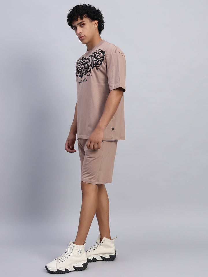 KOREAN NECK GRIFFEL OVERSIZED T-SHIRT