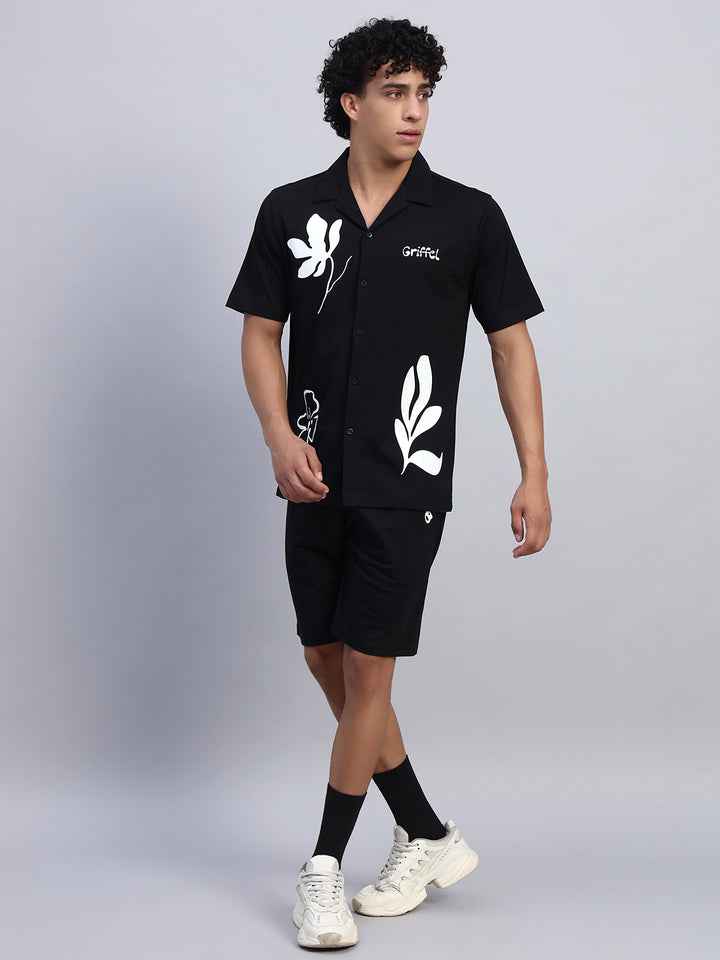 WHITE LEAF FLOWER SHIRT 🌿