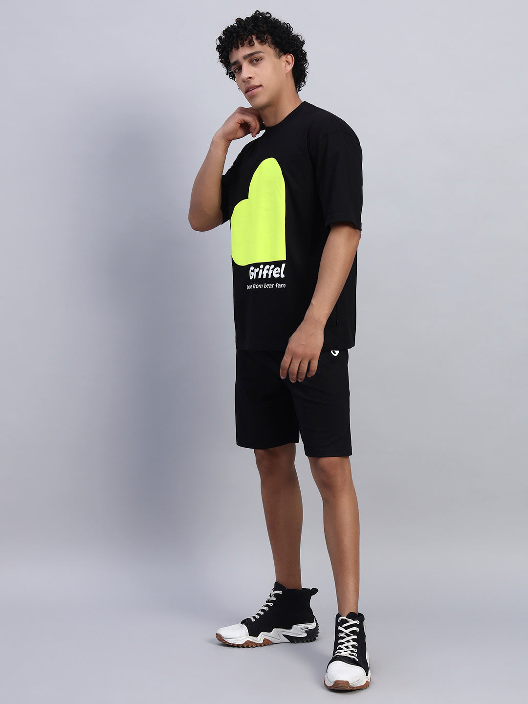 NEON HEART OVERSIZED CO-ORD SET