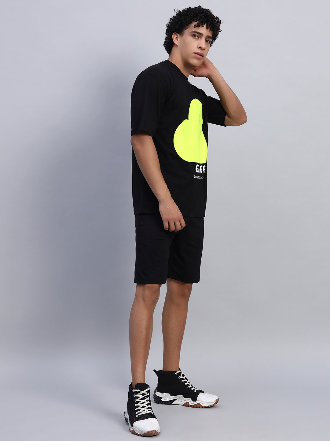 NEON HEART OVERSIZED CO-ORD SET