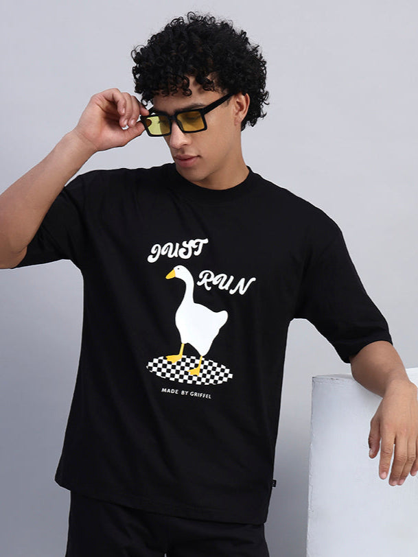 JUST RUN DUCK OVERSIZED T-SHIRT