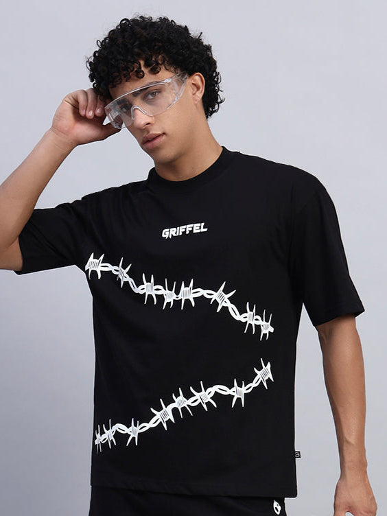 CHAIN WIRE OVERSIZED T-SHIRT ⛓️‍💥