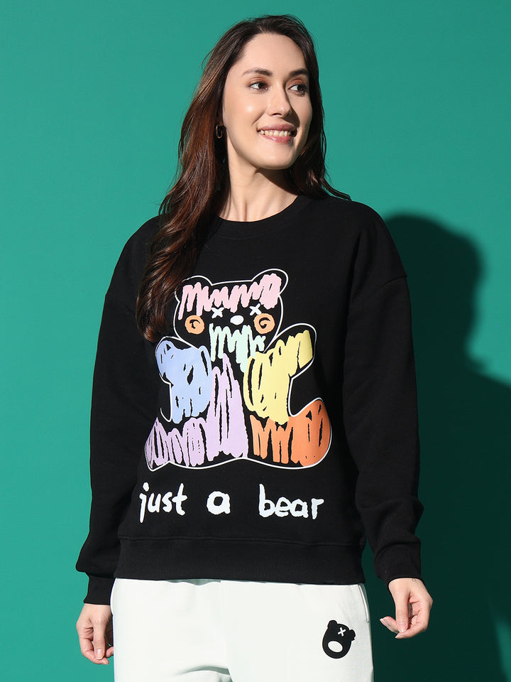 Just a bear Oversized Sweatshirt