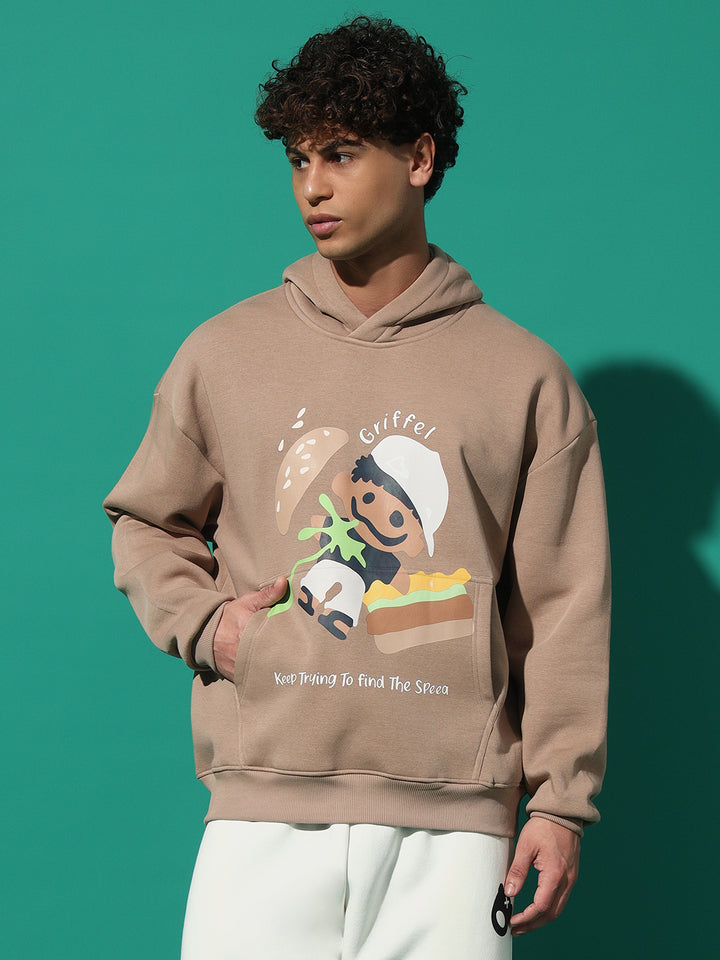 BURGER Printed Regular Fit Sweatshirt