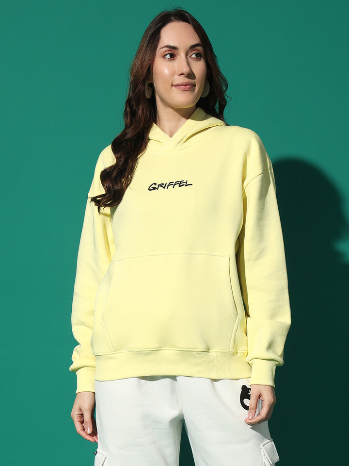 GRIFFEL Oversized Hoodie Neck Sweatshirt