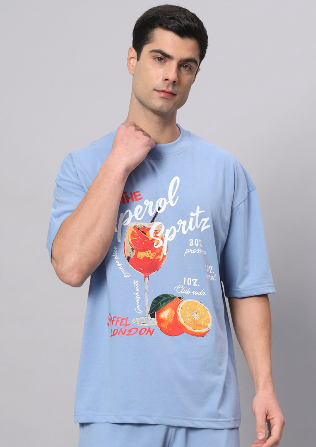 Cocktail Drop Shoulder Oversized T-shirt - griffel
