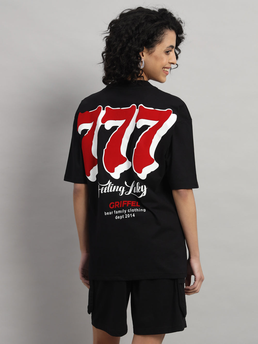 777 Oversized T-shirt - griffel