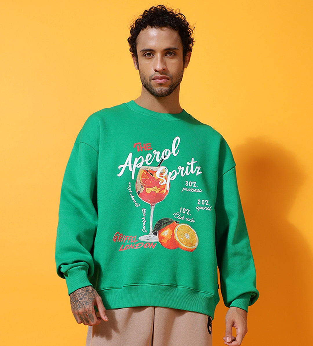 Aperol Spritz Oversized Sweatshirt