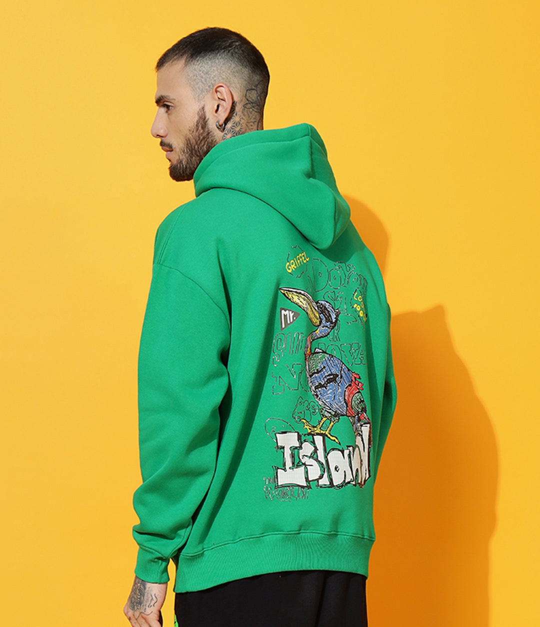 ISLAND BIRD Oversized Hoodie