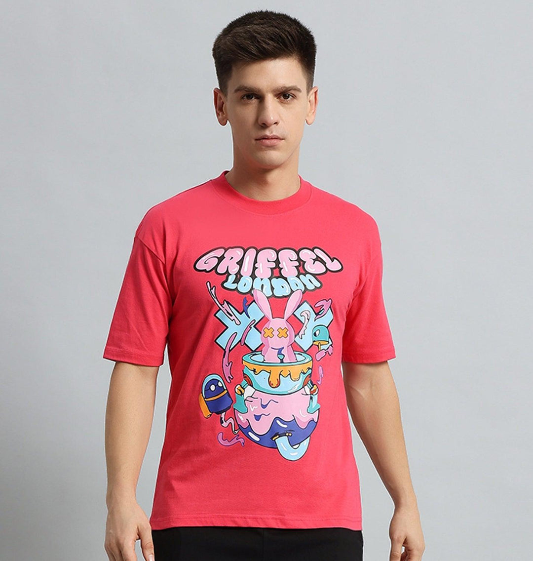 Bubble Bunny Drop Shoulder Oversized T-shirt