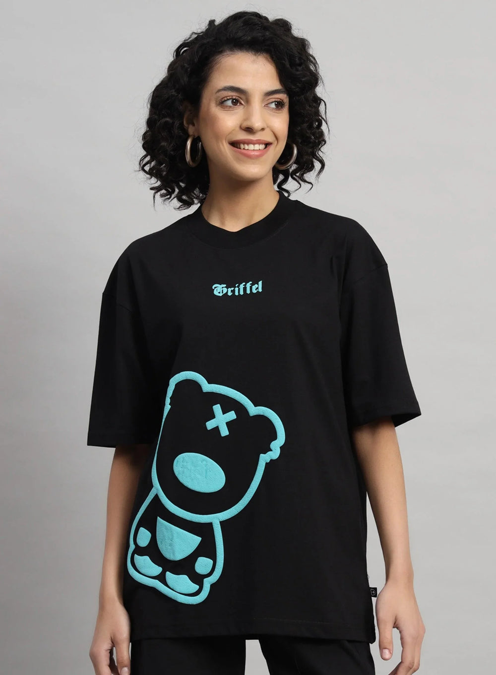 PUFF TEDDY Oversized T-shirt - griffel