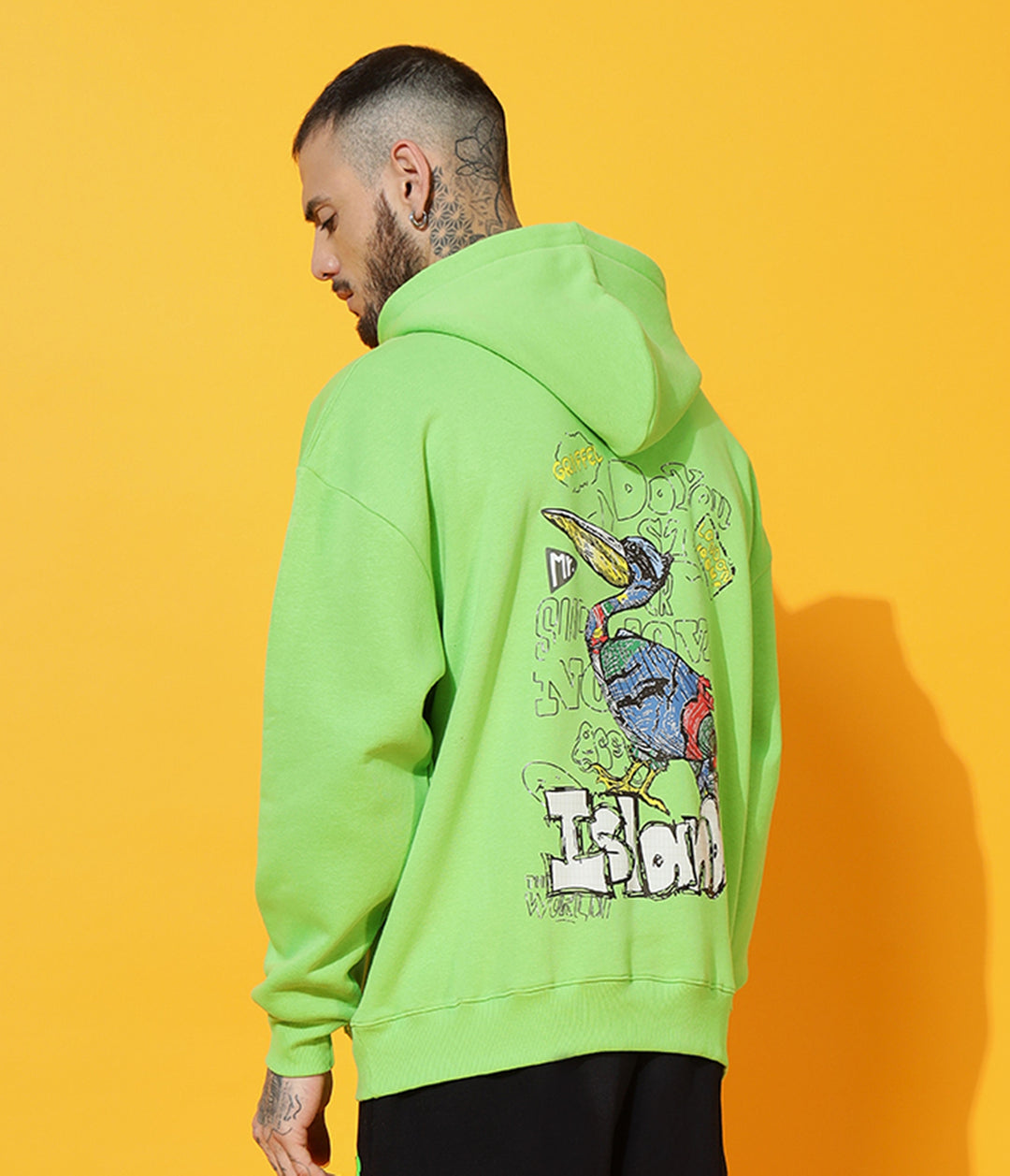 ISLAND BIRD Oversized Hoodie