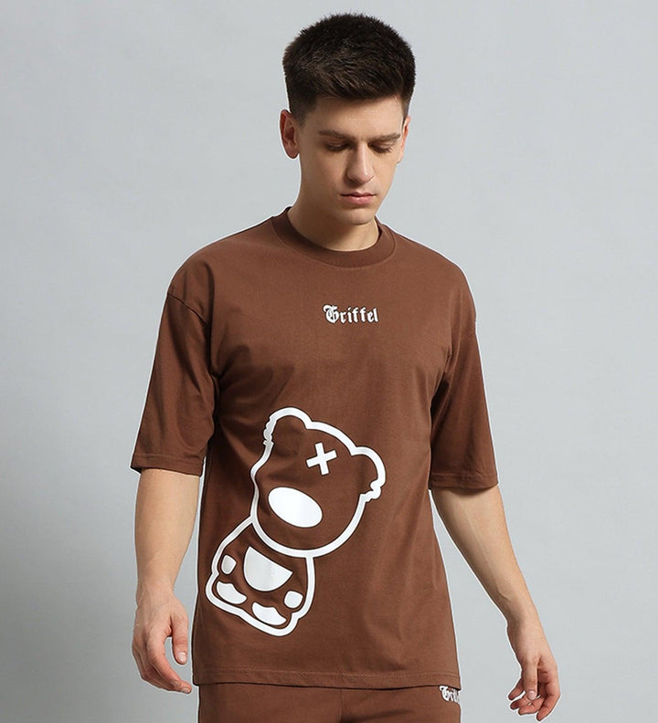 Blackout Teddy Drop Shoulder Oversized T-shirt