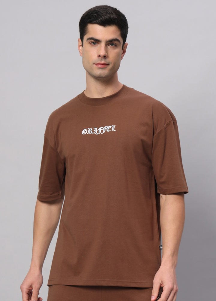 MAKE A MOVE Drop Shoulder Oversized T-shirt - griffel