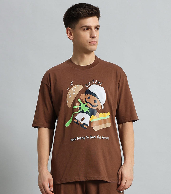 Burger Drop Shoulder Oversized T-shirt