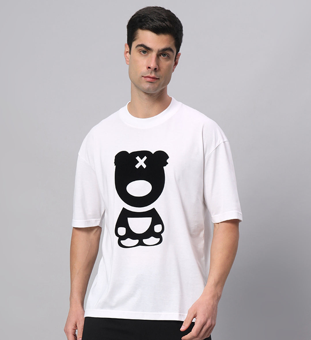 PUFF TEDDY 2.0 Drop Shoulder Oversized T-shirt - griffel