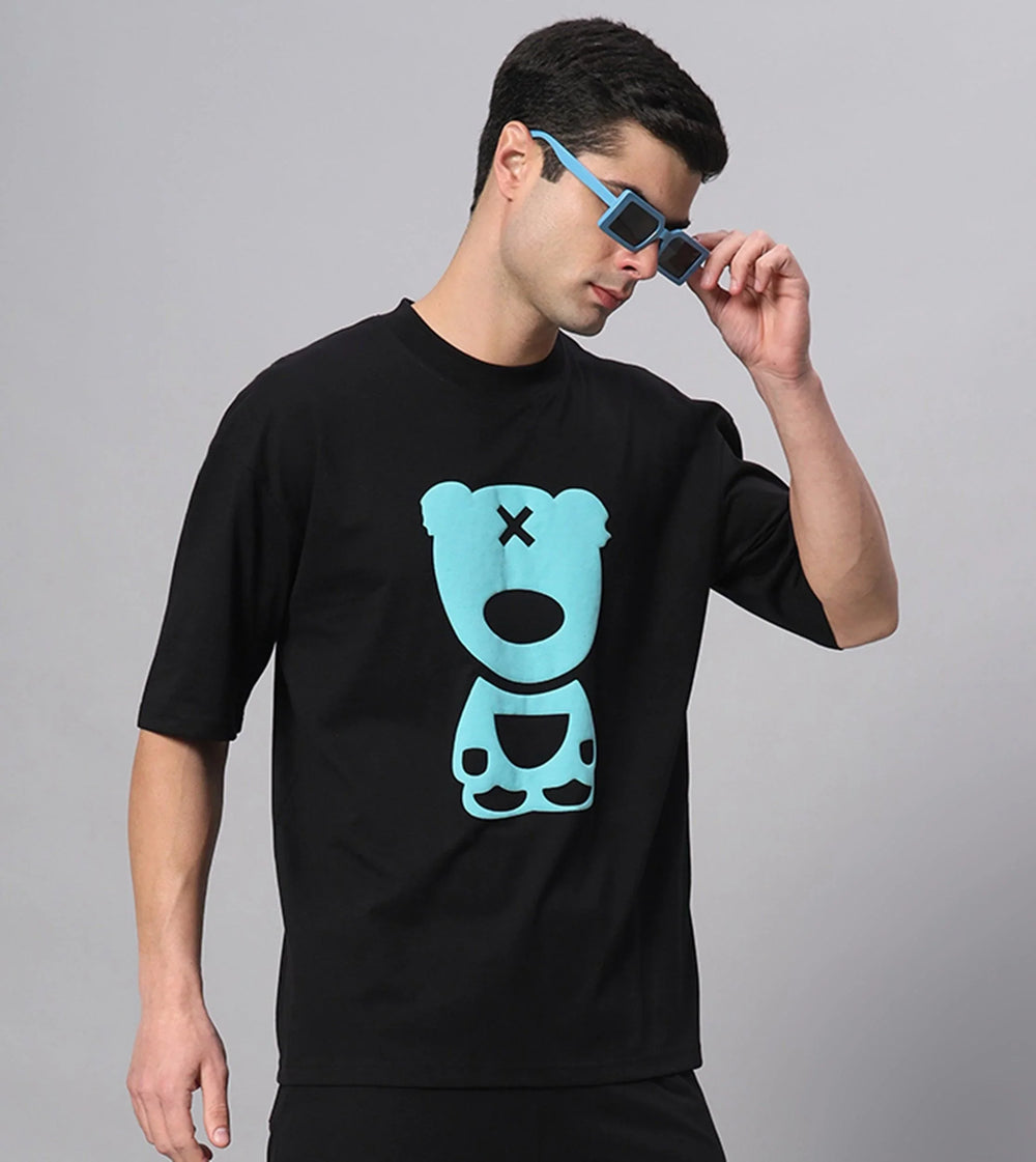 PUFF TEDDY 2.0 Drop Shoulder Oversized T-shirt - griffel