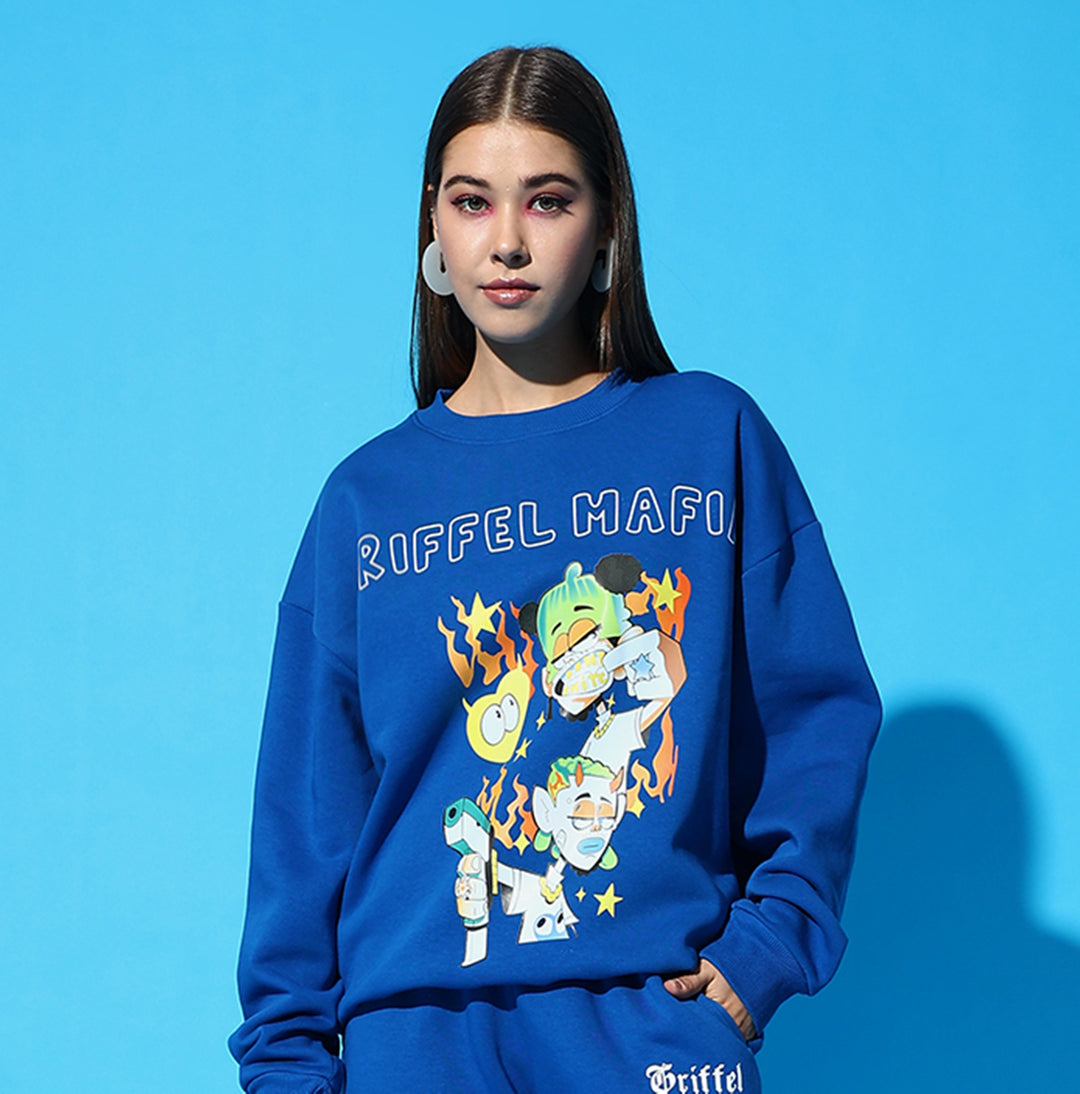 GRIFFEL Oversized Fit Sweatshirt