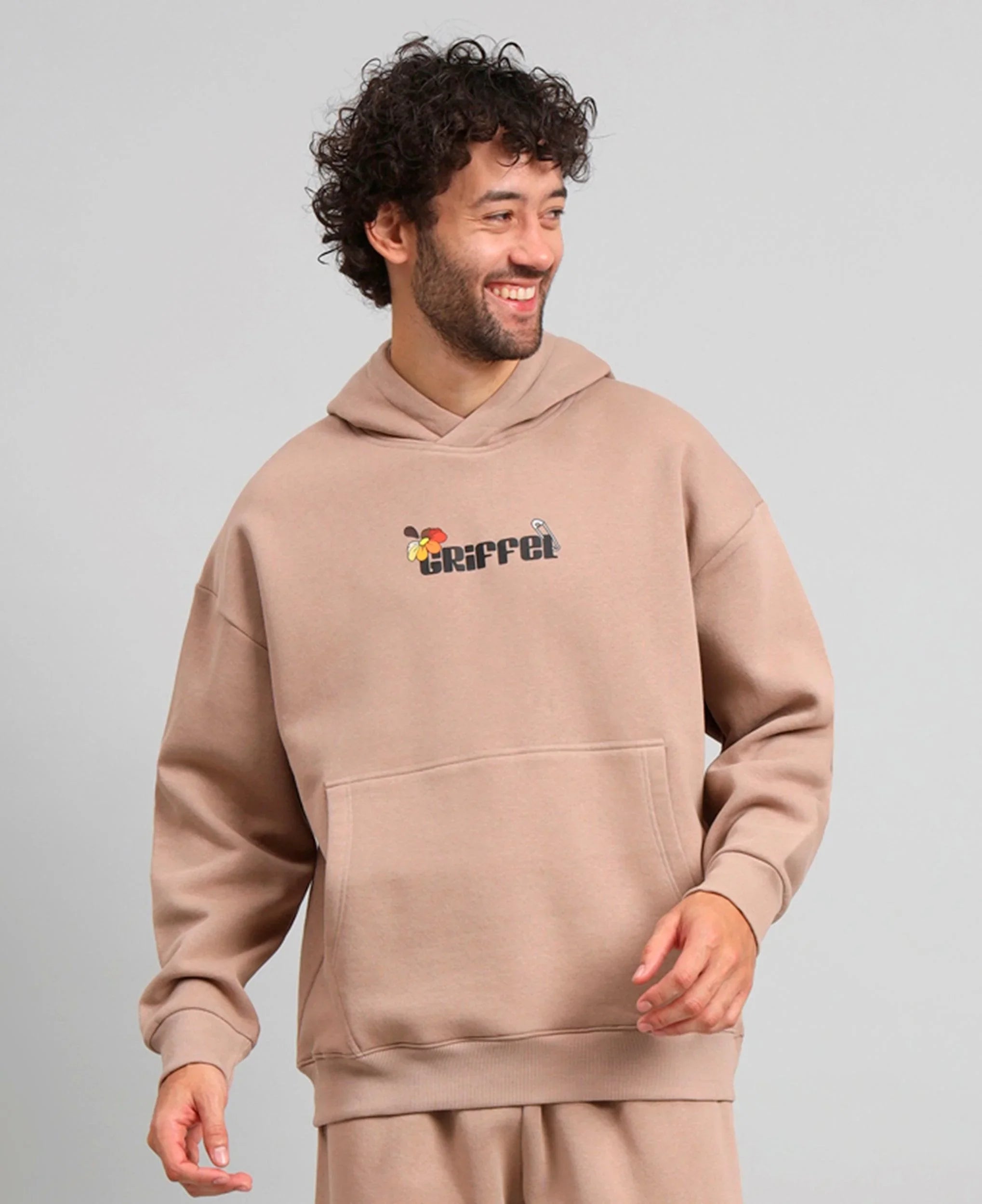 Flower Print Oversized Hoodie – griffel