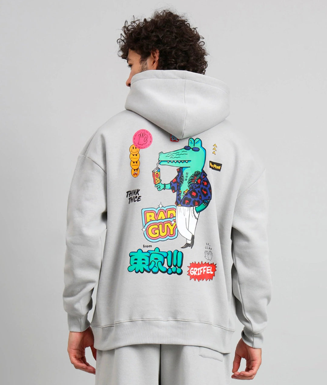 BAD GUY Print Oversized Hoodie – griffel
