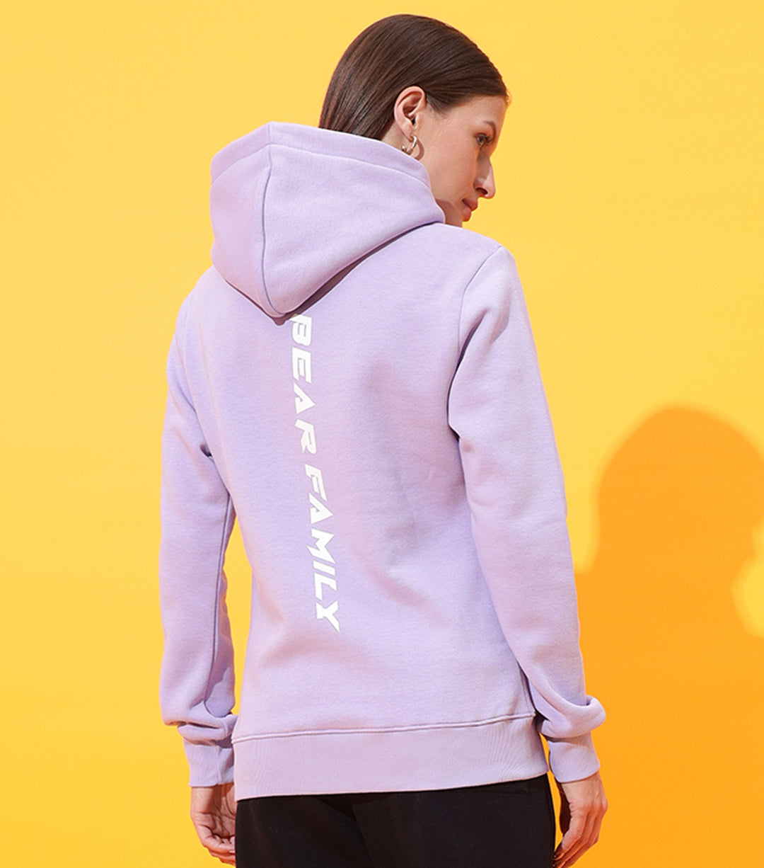 Tech hoodie lavender Round Neck Sweatshirt