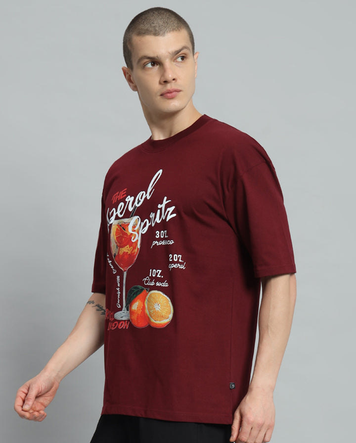 Cocktail Drop Shoulder Oversized T-shirt