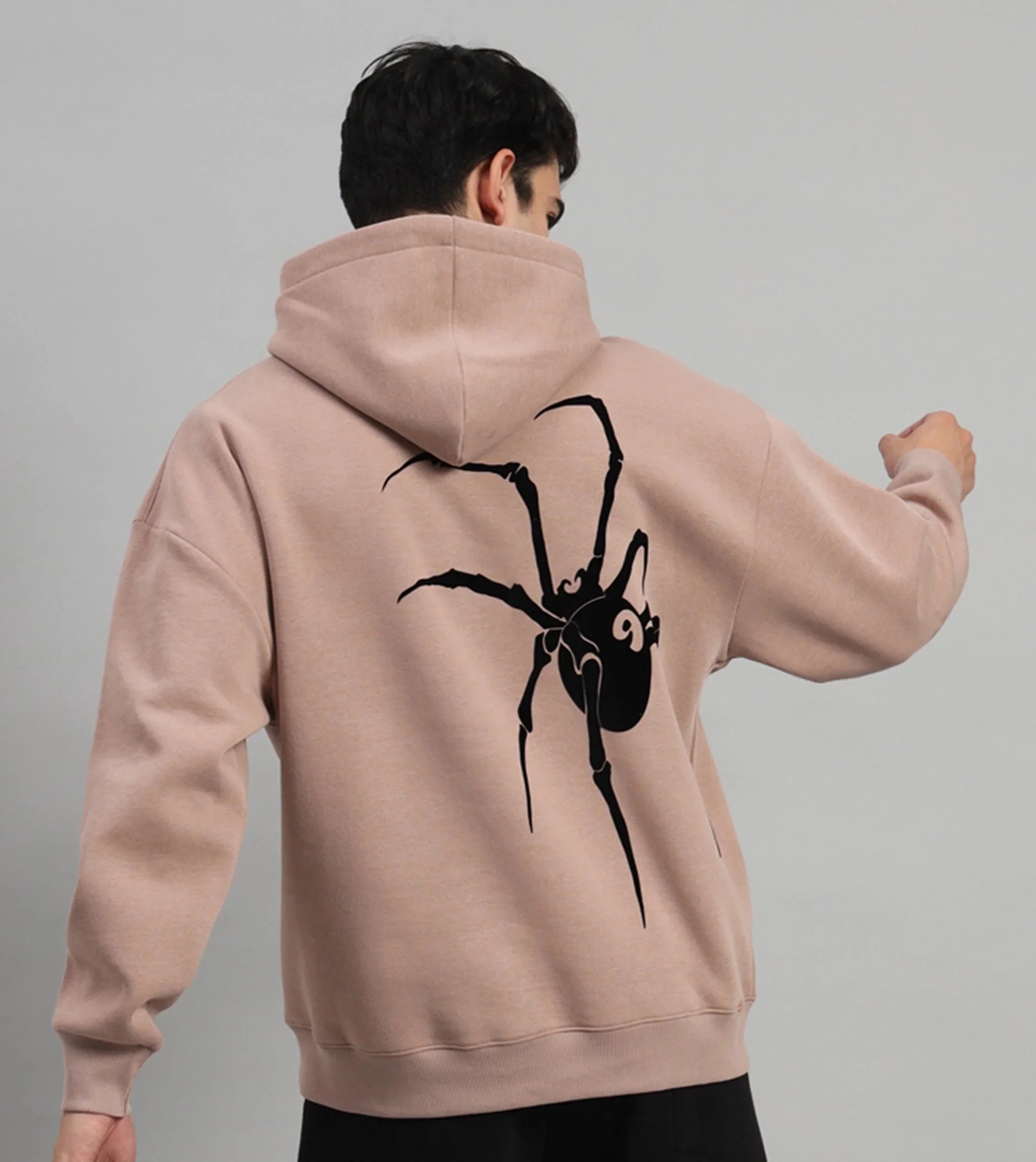 Spider Print Oversized Hoodie 🕷️ – griffel
