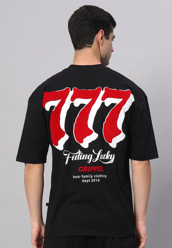 777 Drop Shoulder Oversized T-shirt - griffel