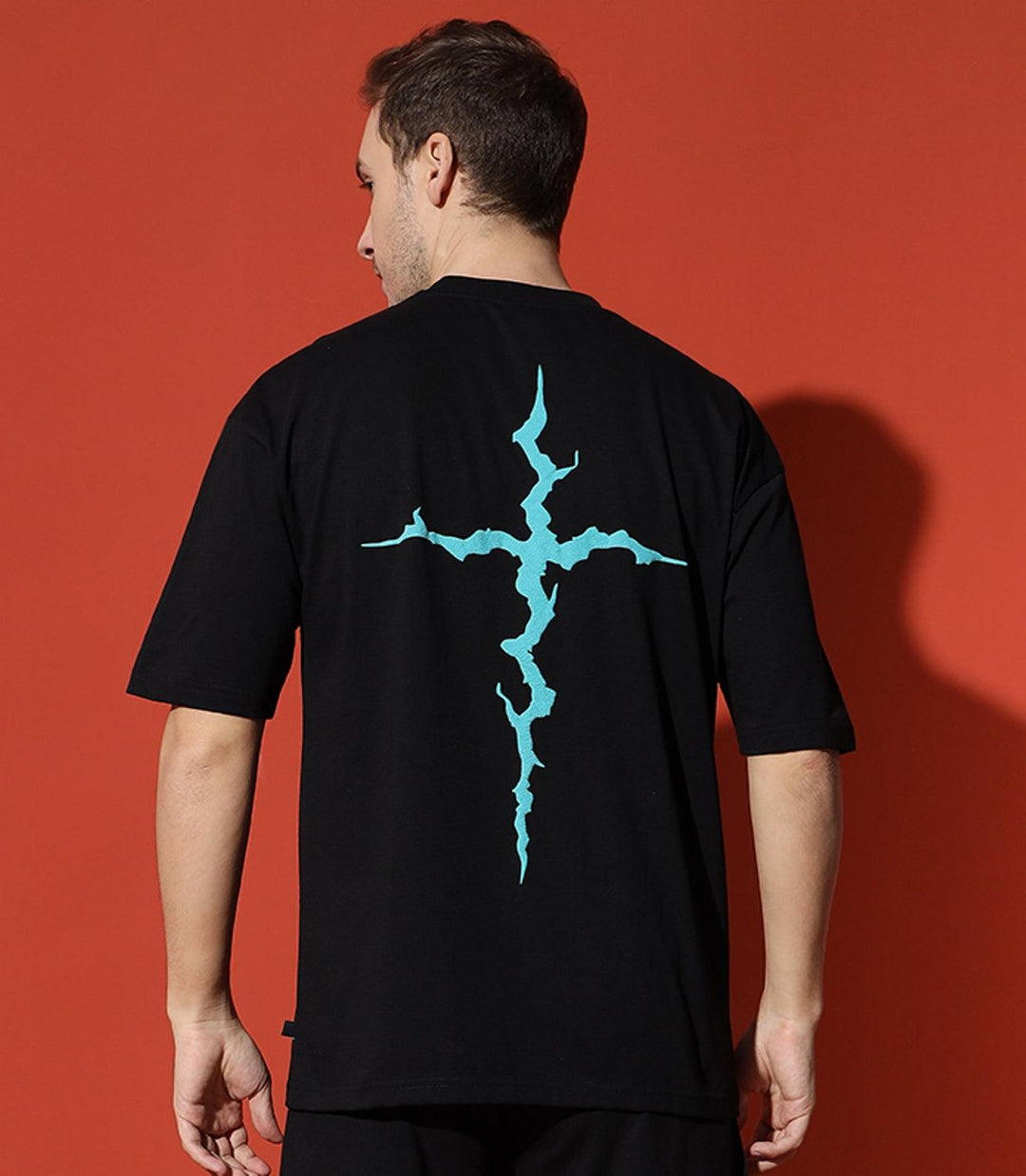 LIGHTNING Drop Shoulder Oversized T-shirt