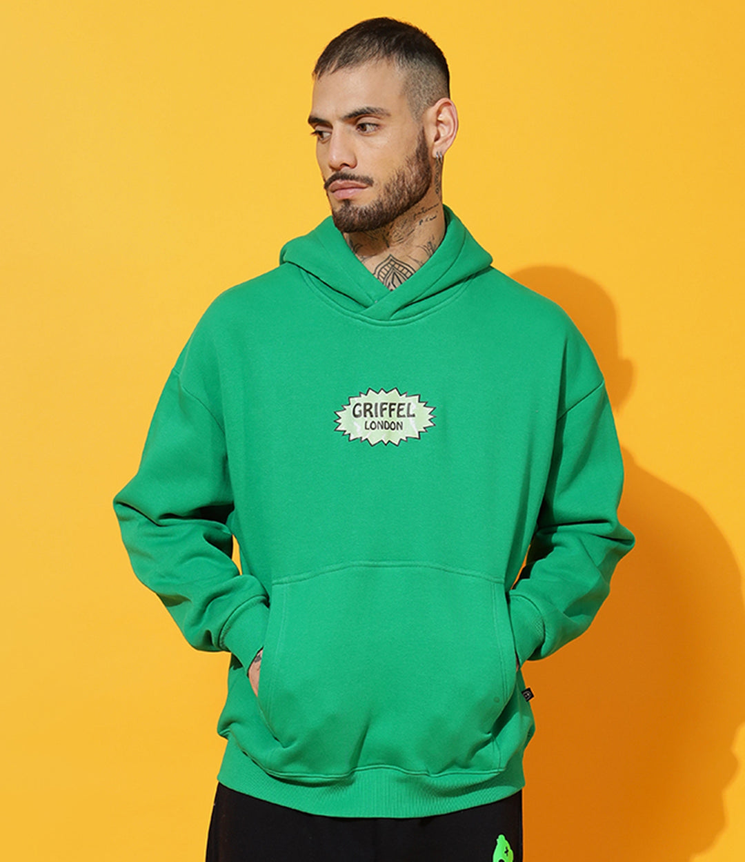 CHILLI GREEN Oversized Hoodie