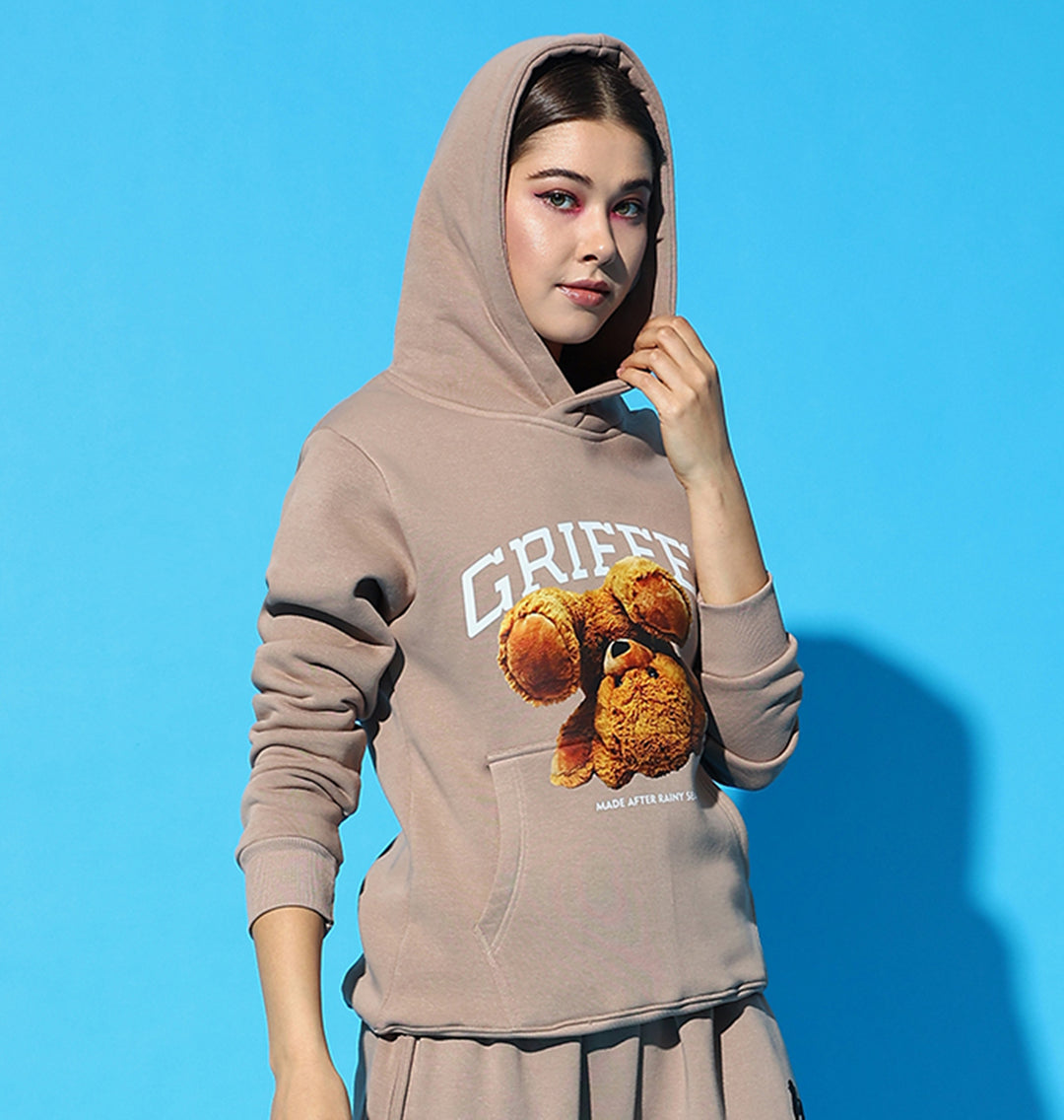 GRIFFEL Hoodie Neck Sweatshirt