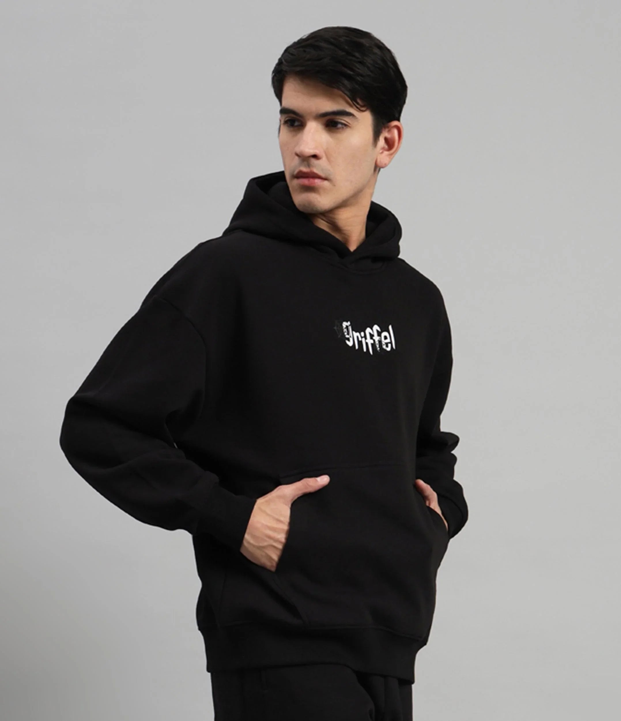 Spider Print Oversized Hoodie 🕷️ – griffel