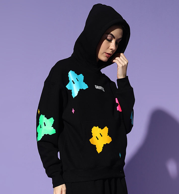 All over stars Oversized Hoodie ✨