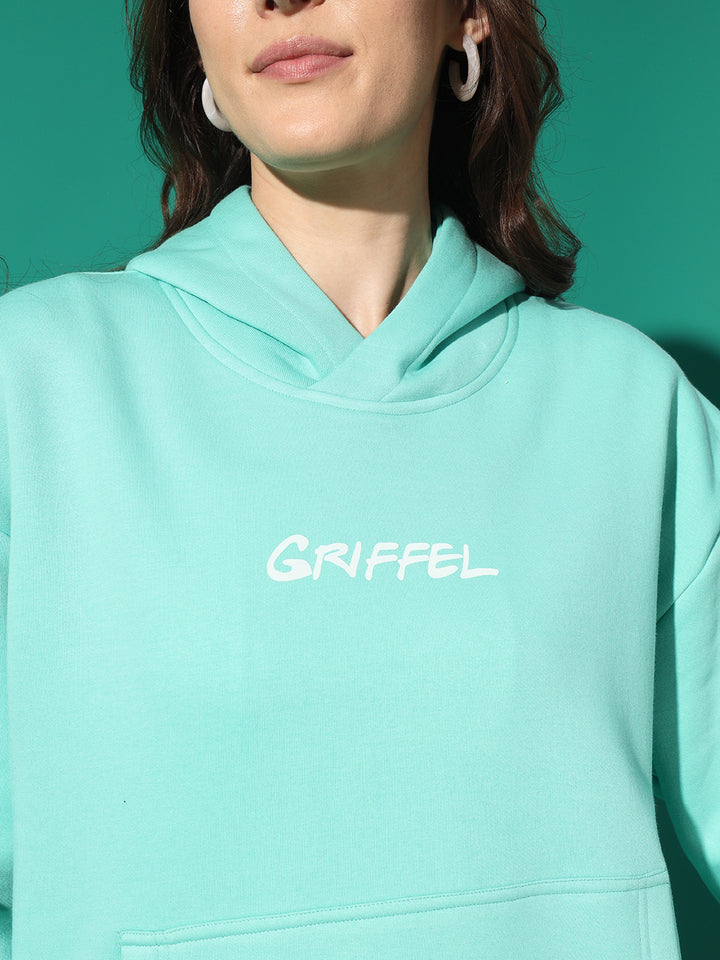 GRIFFEL Oversized Hoodie Neck Sweatshirt