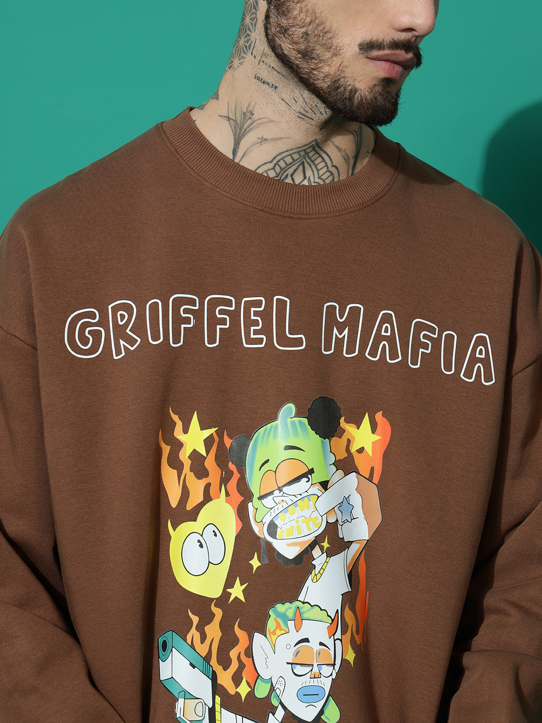 GRIFFEL MAFIA Oversized Sweatshirt