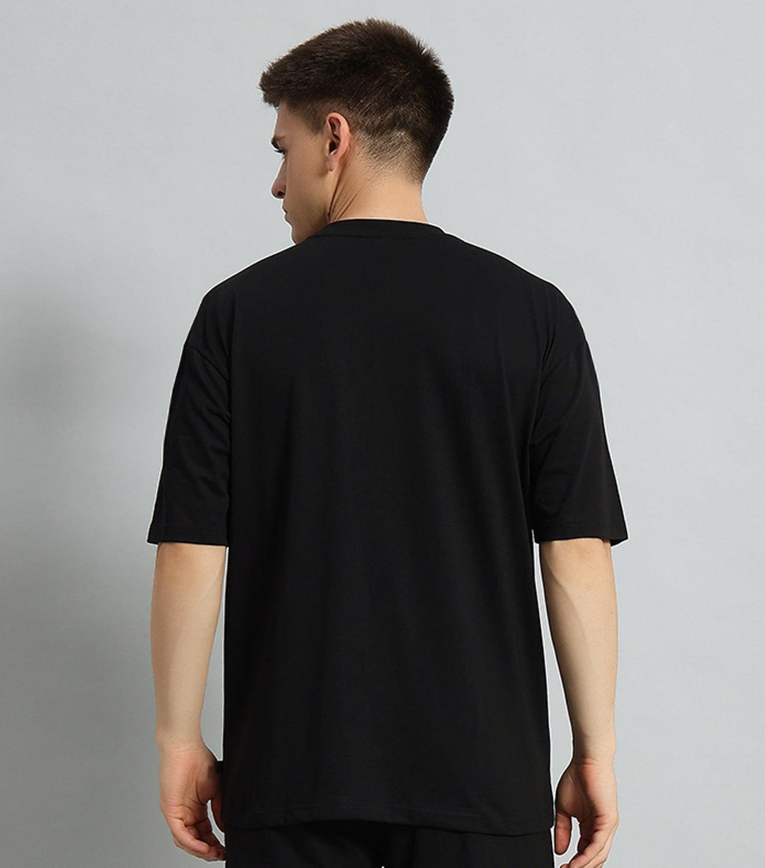 Blackout Teddy Drop Shoulder Oversized T-shirt